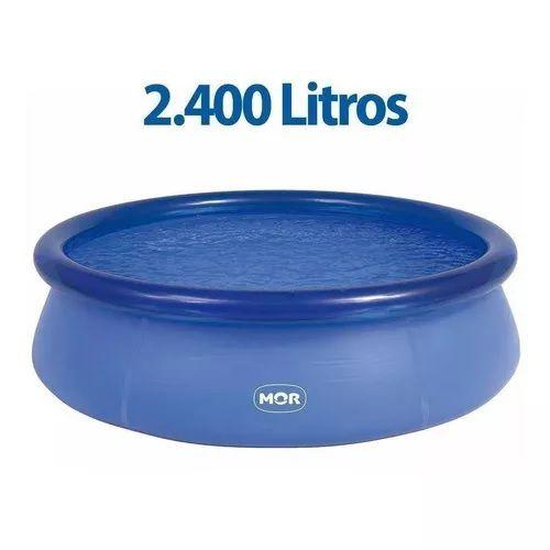 Imagem de Piscina Inflável Redonda Mor 2400 Litros - 2,40x63cm - Ref 1053