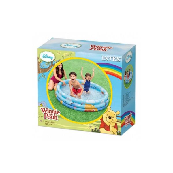 Imagem de Piscina Inflável Redonda Ursinho Pooh 330L 58915 - Intex