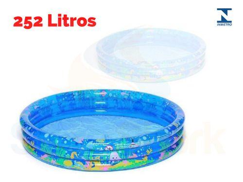 Imagem de Piscina Inflável Redonda Wellmix  122cmx25cm 252 Lts