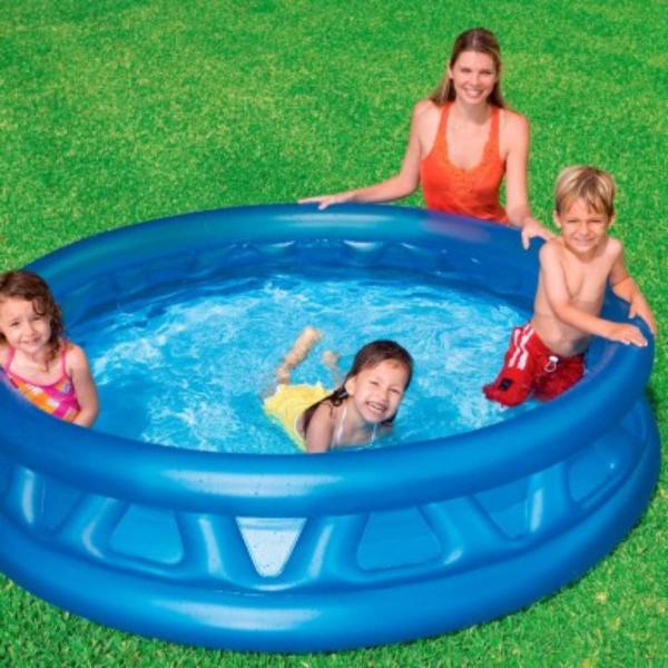 Imagem de Piscina inflável soft side intex 790l 1,88m bomba ar manual