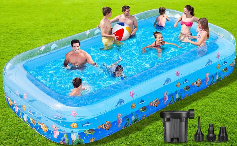 Imagem de Piscina inflável ZEUSFIRE 130 x 72 x 22 cm com bomba de ar