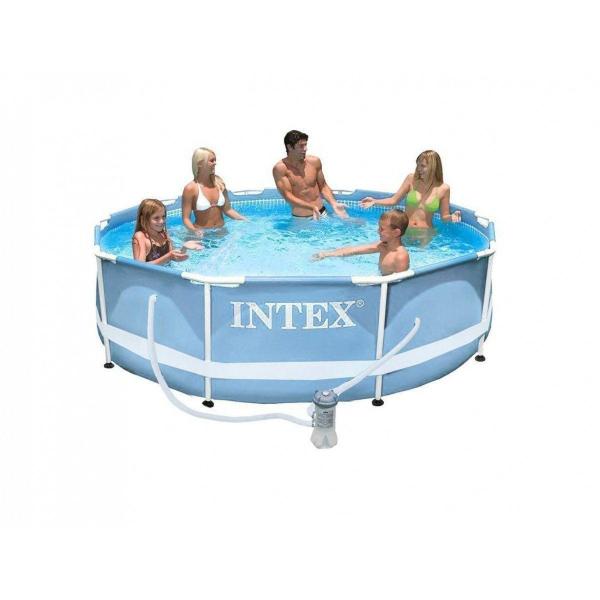 Imagem de Piscina Intex 4.485 Litros Prism Estrutural Com Bomba Filtrante