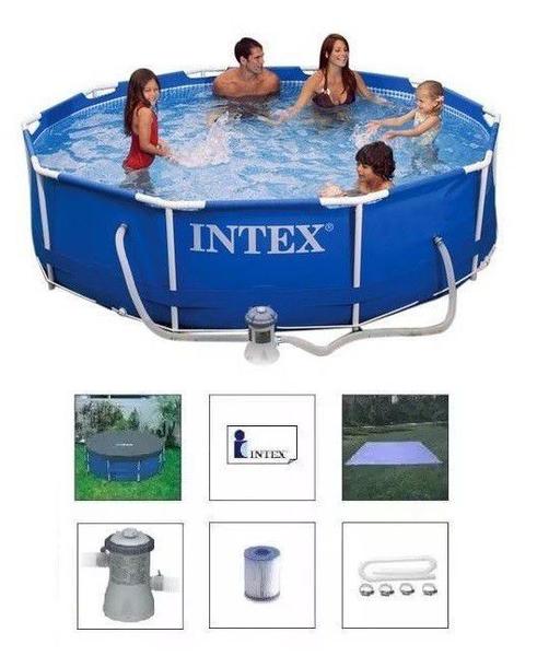 Imagem de Piscina Intex 4485 L com Bomba Filtrante 220v + Capa + Forro