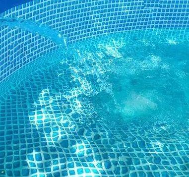 Imagem de Piscina Intex 5000 litros estrutural PRISM Cinza com Bomba Filtro 110v e FORRO