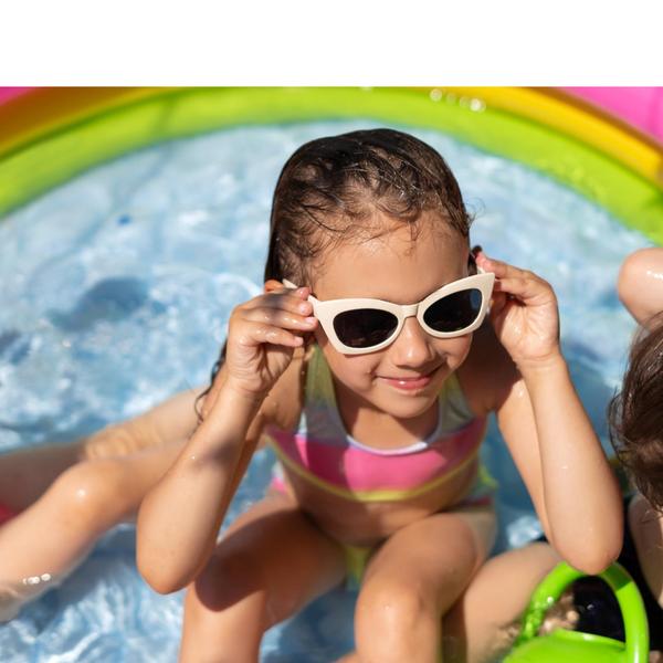 Imagem de Piscina kids colorida Infantil bebe com 3 bordas - 66 litros -envio imediato