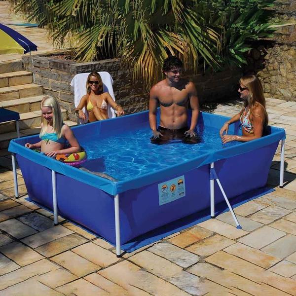 Imagem de Piscina Mor Retangular Ferro Estruturada Standard 2000 Litros