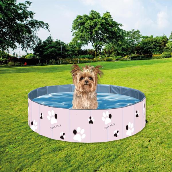 Piscina para Cachorro Pets Dobrável 60 Cm X 20 Cm Vg+ - VG PLUS Imagem de Piscina para Cachorro Pets Dobrável 60 Cm X 20 Cm Vg+