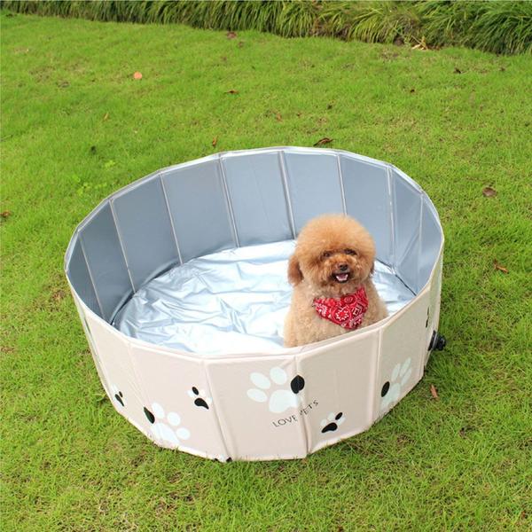 Piscina para Cachorro Pets Dobrável 60 Cm X 20 Cm Vg+ - VG PLUS Imagem de Piscina para Cachorro Pets Dobrável 60 Cm X 20 Cm Vg+
