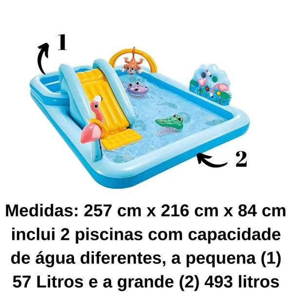 Imagem de Piscina Playground Aventura Na Floresta 493 Litros Mais 57 L