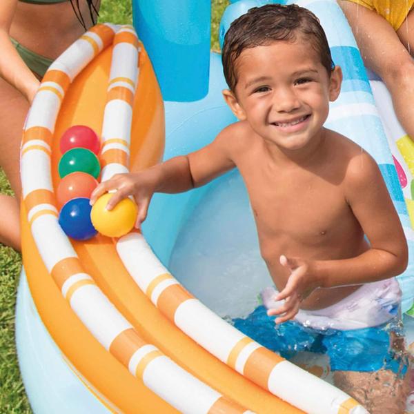 Imagem de Piscina Playground Candy Fun 165L Inflável Infantil