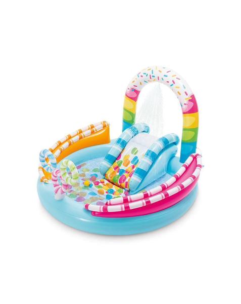 Imagem de Piscina Playground Infantil Diversão Doces 165 Litros Intex