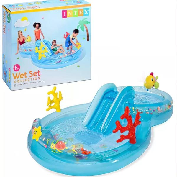 Imagem de Piscina Playground Infantil Fundo Do Mar - Intex