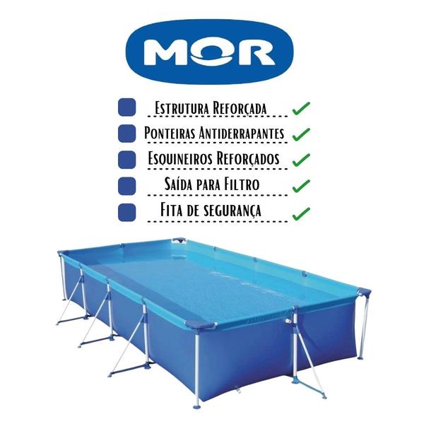 Imagem de Piscina Premium 7600L Com Estrutura Reforçada 1026 - Mor