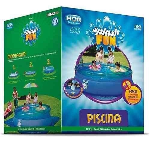 Imagem de Piscina Redonda 2.400 Litros Inflável Splash Fun + Inflador