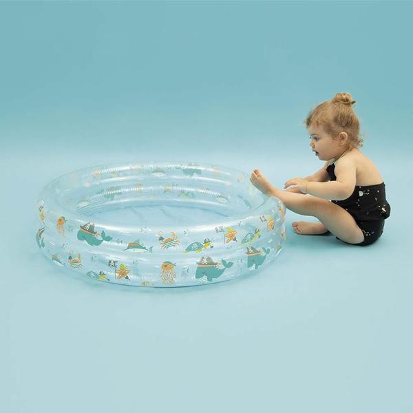 Imagem de Piscina Redonda 90L Infantil Inflável Fundo Mar 90x20cm Mor