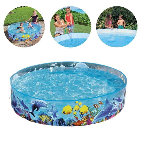 Imagem de Piscina Redonda Fundo Mar Semi-rígida Bestway 946 Litros