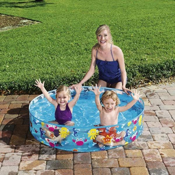 Imagem de Piscina Redonda Infantil Férias Verão Rígida 435l Premium