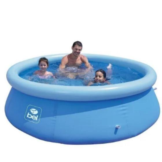 Imagem de Piscina Redonda Inflável 1900 L 2.15m x 63cm Bel Lazer Azul