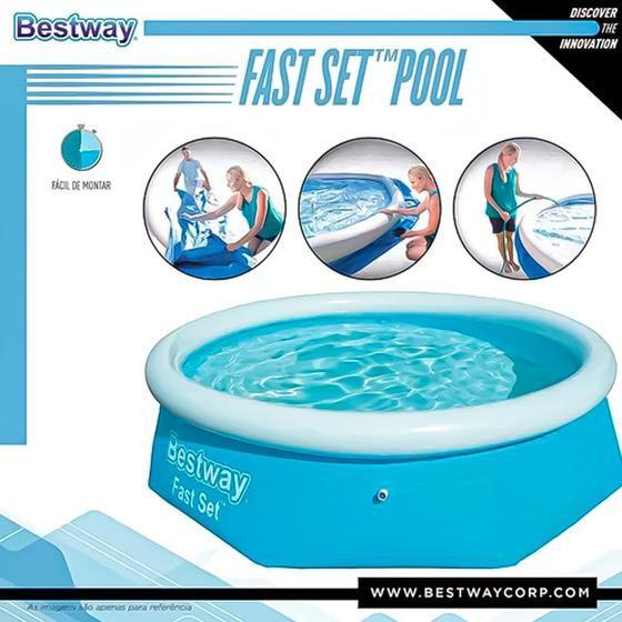 Imagem de Piscina Redonda Inflável 2300 Litros - Bestway - BEL FIX