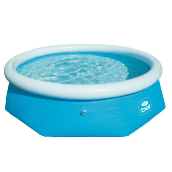 Imagem de Piscina Redonda Inflável 2700L  2,44m x 66cm Bel Lazer Azul