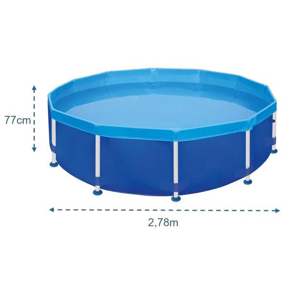 Imagem de Piscina Redonda Mor Estruturada Ferro 4500l 2,78 M Diametro