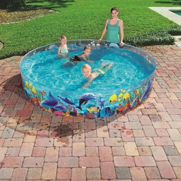 Imagem de Piscina Semi Rígida Infantil Fundo do Mar 2074L -  Bestway BST-091