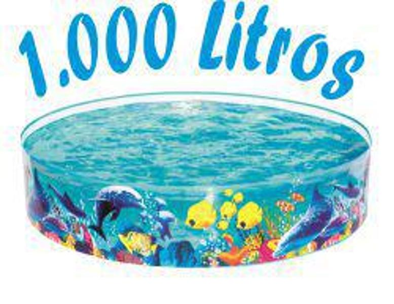 Imagem de Piscina Semirrígida Circular Translucida Bestway 1000 Litros