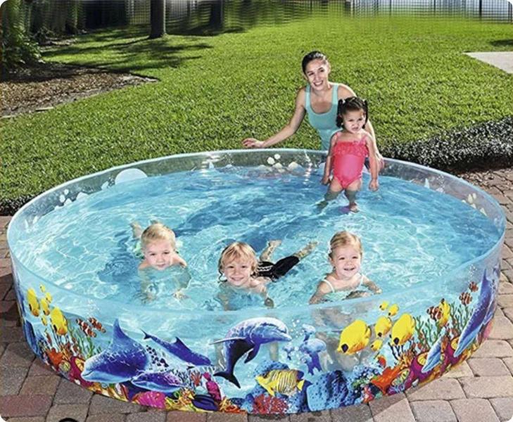 Imagem de Piscina Semirrígida Circular Translucida Bestway 2000 Litros