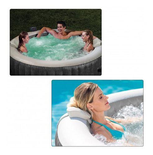 Imagem de Piscina Spa Inflável 6 Pessoas C/ Led E App 1098l 220v Intex