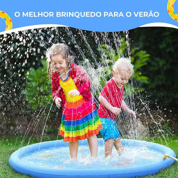 Imagem de Piscina Sprinkler Esteira Infantil Chafariz 170cm YG-020