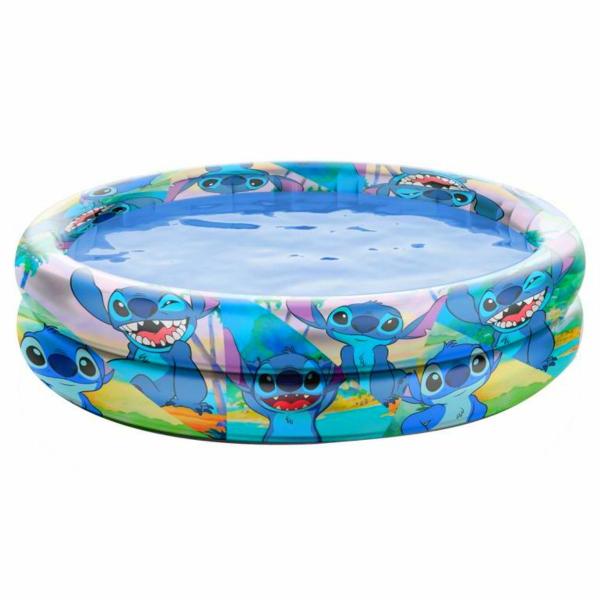 Imagem de Piscina Stitch Inflavel Redonda Lilo Stitch Disney 70 Litros