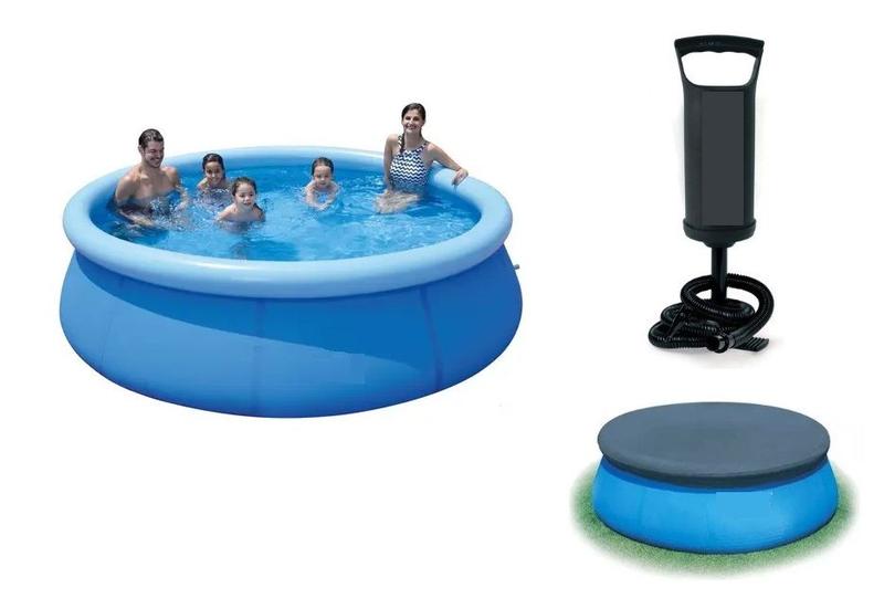 Imagem de Piscina Sunfit 2590 Litros com Bomba de Inflar e CAPA