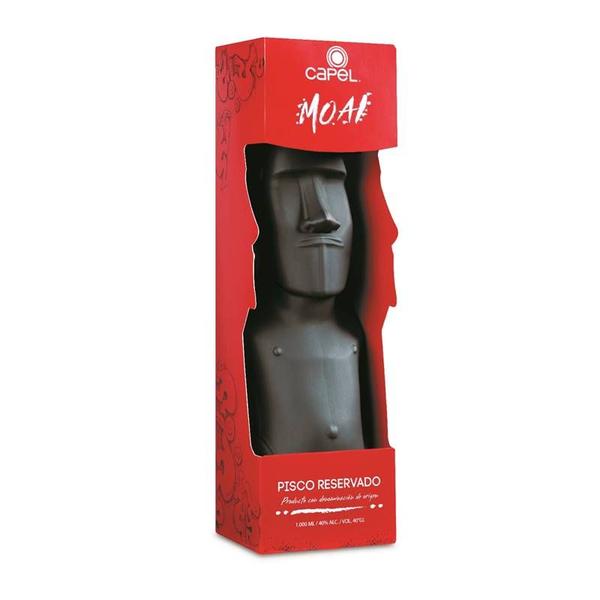 Pisco Capel Moai Reservado 1 Lt Imagem de Pisco Capel Moai Reservado 1 Lt