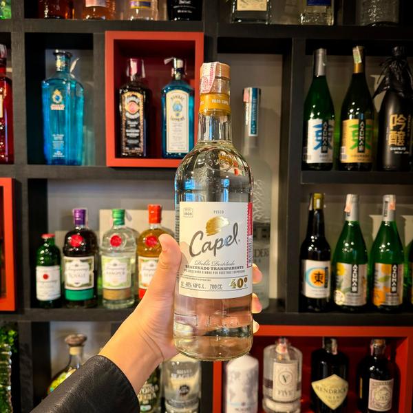 Pisco Reservado Transparente Capel 750ml Imagem de Pisco Reservado Transparente Capel 750ml