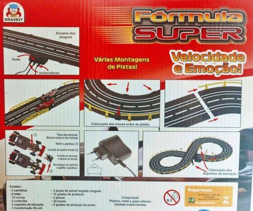 Imagem de Pista Autorama Elétrica Formula Super Carrinho Velocidade