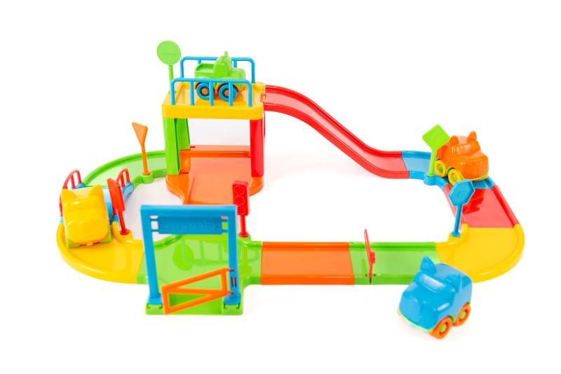 Imagem de PISTA BABY ANIMAL B&C - pista para carrinho - brinquedo - baby - colorido - divertido - divplast