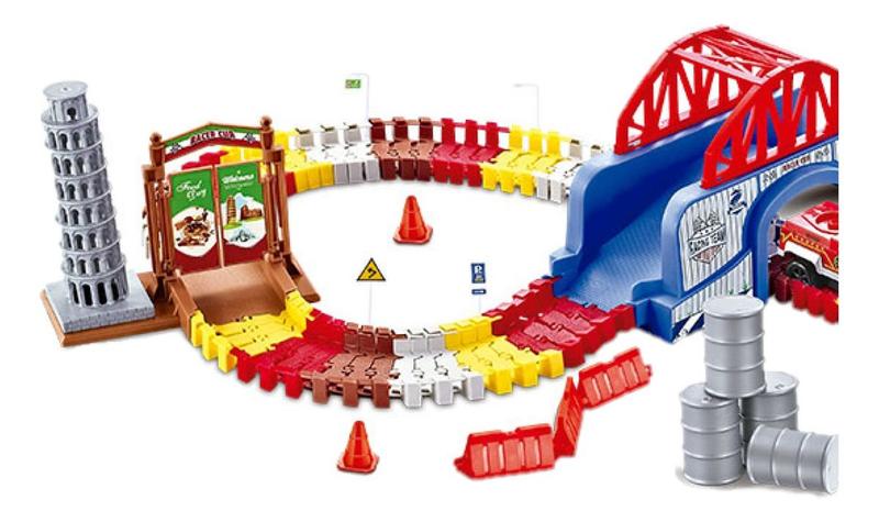 Pista Bombeiro Track Comtunel 157 Peças 6287 - Dmtoys - Dm Toys Imagem de Pista Bombeiro Track Comtunel 157 Peças 6287 - Dmtoys