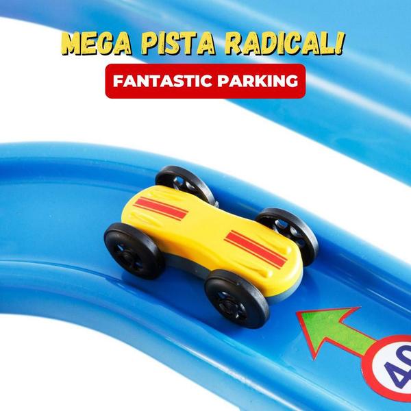 Imagem de Pista Carrinho Com 3 Níveis Tipo Hotwheels Fantastic Parking