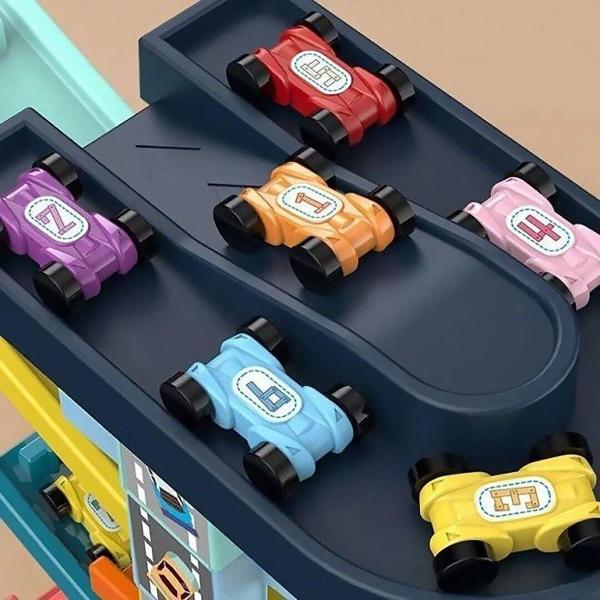 Imagem de Pista Carrinho Corrida Rampa Radical Infantil Posto garagem