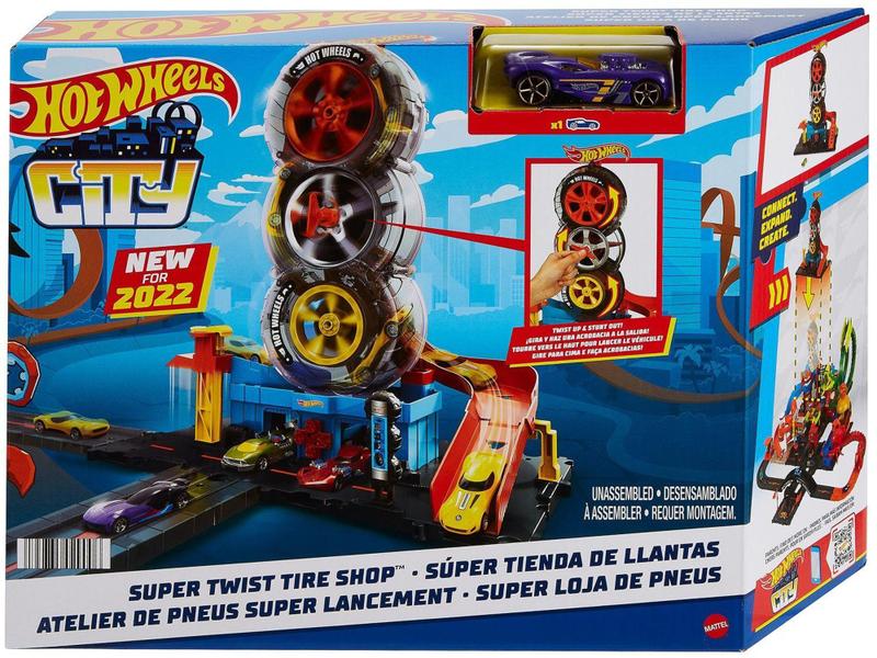 Imagem de Pista City Hot Wheels Super Loja de Pneus Mattel