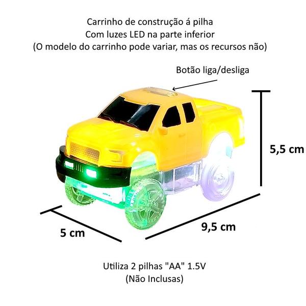 Imagem de Pista com Carrinho Super Looping Monte como Quiser 182 Peças