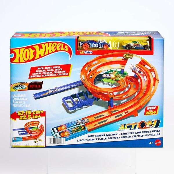 Imagem de Pista Corrida em Circuito Circular Hot Action Hot Wheels Mattel