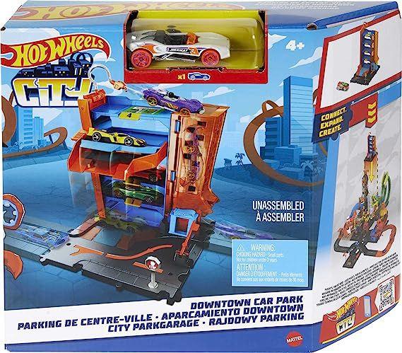 Imagem de Pista da Hot wheels City Dowtown Car Park Mattel