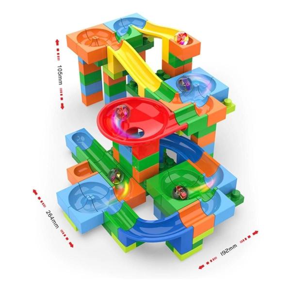 Pista De Bolinhas De Gude Labirinto 128 Peças - Ark Toys Imagem de Pista De Bolinhas De Gude Labirinto 128 Peças