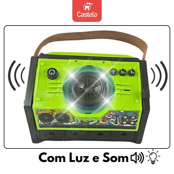 Pista De Carrinho 2 em 1 Caixa de Som Infantil Com Som e Luz - Castela - CASTELA BRASIL Imagem de Pista De Carrinho 2 em 1 Caixa de Som Infantil Com Som e Luz - Castela
