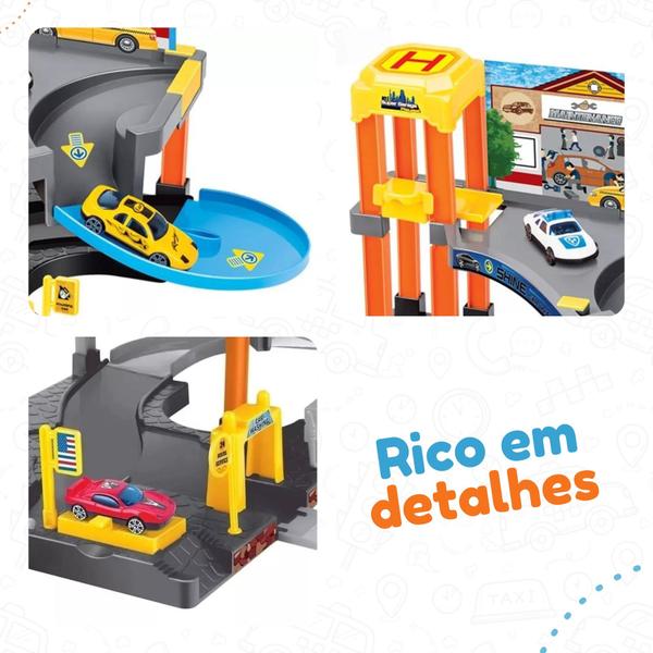 Imagem de Pista De Carrinhos Posto Garagem De Brinquedo Com Elevador