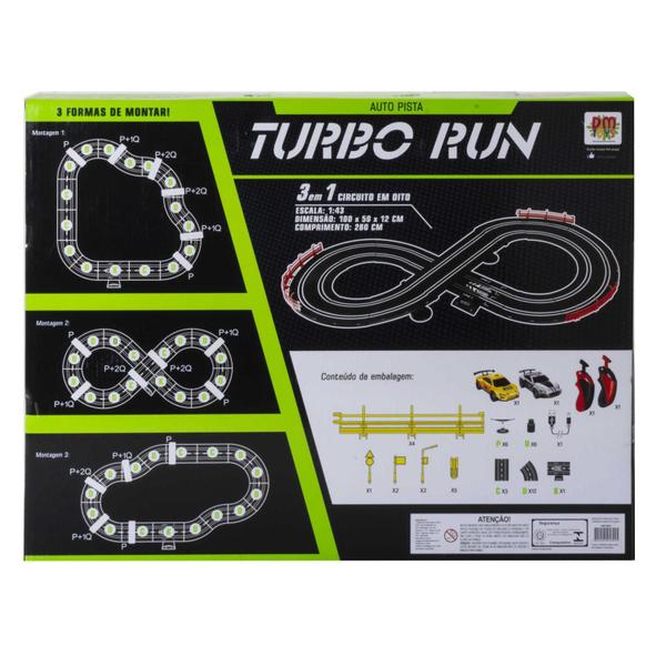 Imagem de Pista De Corrida Com Luz Autorama Turbo Run Mais Mesinha