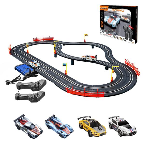 Imagem de Pista de corrida elétrica Screpreti Slot Car Race Boys Kids