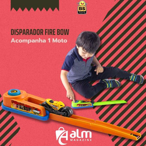 Imagem de Pista De Corrida Infantil Disparador Fire Bow Com Moto 499