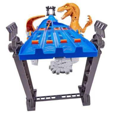 Pista de Corrida - Metal Machines 4 Lane Raptor Attack - Candide Imagem de Pista de Corrida - Metal Machines 4 Lane Raptor Attack - Candide